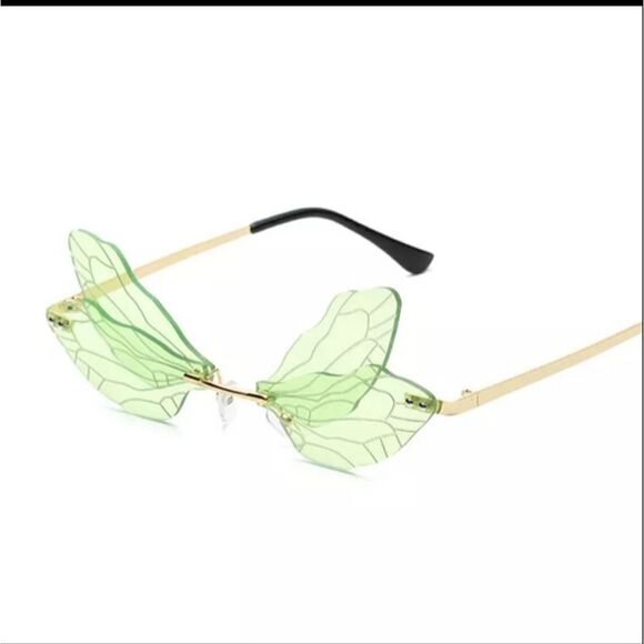 NWOT Green Fairy Wing 🧚‍♀️ Glasses - Picture 1 of 2